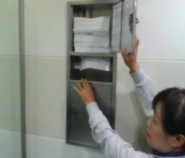 수납장 정리 점검